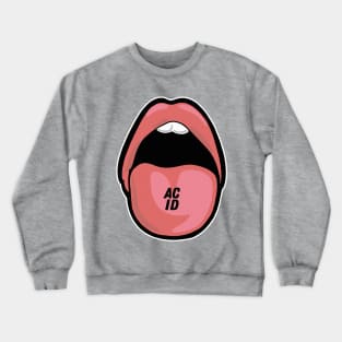 Acid Tongue Design Crewneck Sweatshirt